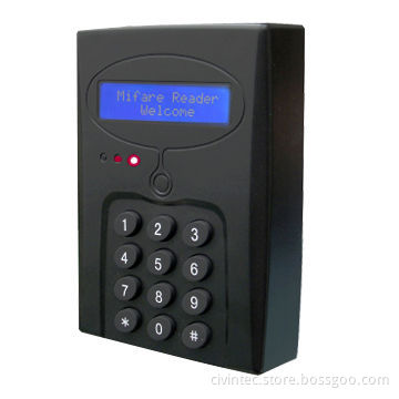 Contact-less Smart Card Time Attendance Terminal with Blue LCD & TCP/IP RS485 for Network Management